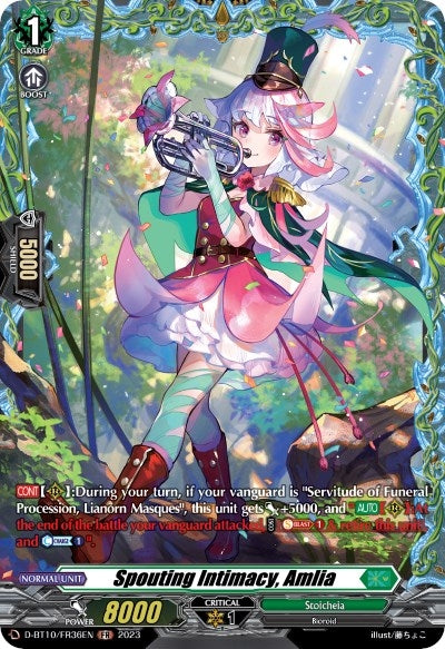 Image for Spouting Intimacy, Amlia (FR) (D-BT10: Dragon Masquerade) (D-BT10/FR36EN) - Cardfight Vanguard