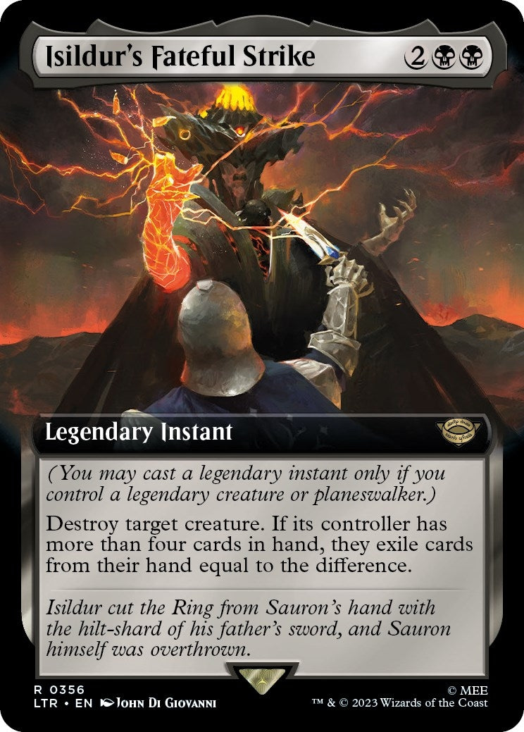 Image for Isildur's Fateful Strike (Extended Art) (Universes Beyond: The Lord of the Rings: Tales of Middle-earth) (356) - Magic: The Gathering