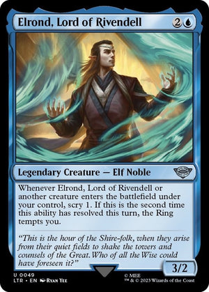 Image for Elrond, Lord of Rivendell (Universes Beyond: The Lord of the Rings: Tales of Middle-earth) (49) - Magic: The Gathering