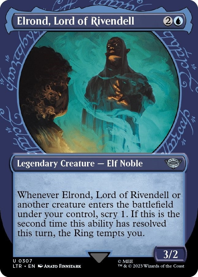 Image for Elrond, Lord of Rivendell (Showcase) (Universes Beyond: The Lord of the Rings: Tales of Middle-earth) (307) - Magic: The Gathering