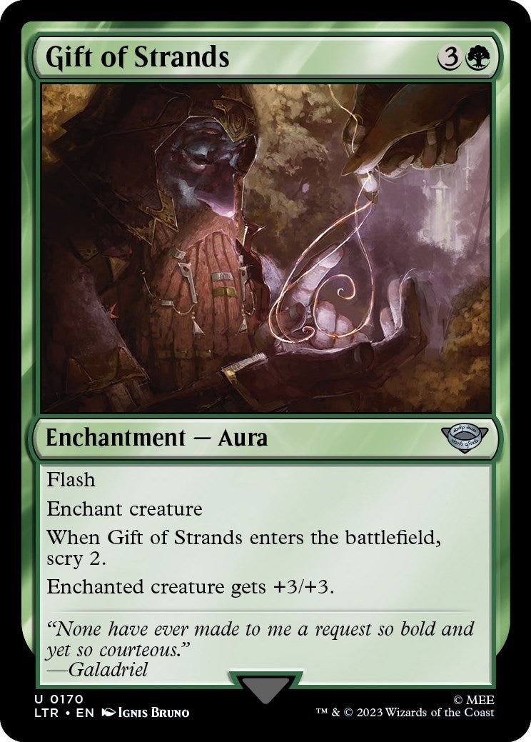 Image for Gift of Strands (Universes Beyond: The Lord of the Rings: Tales of Middle-earth) (170) - Magic: The Gathering