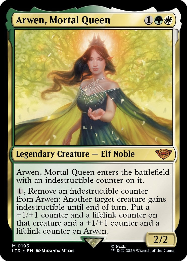 Image for Arwen, Mortal Queen (Universes Beyond: The Lord of the Rings: Tales of Middle-earth) (193) - Magic: The Gathering