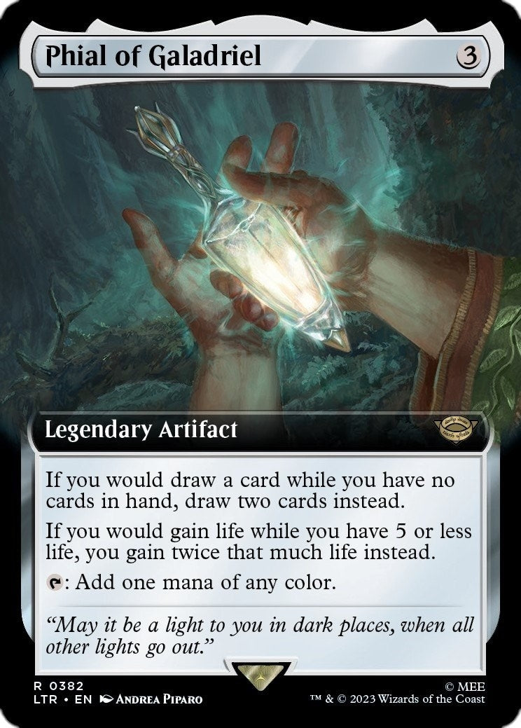 Image for Phial of Galadriel (Extended Art) (Universes Beyond: The Lord of the Rings: Tales of Middle-earth) (382) - Magic: The Gathering