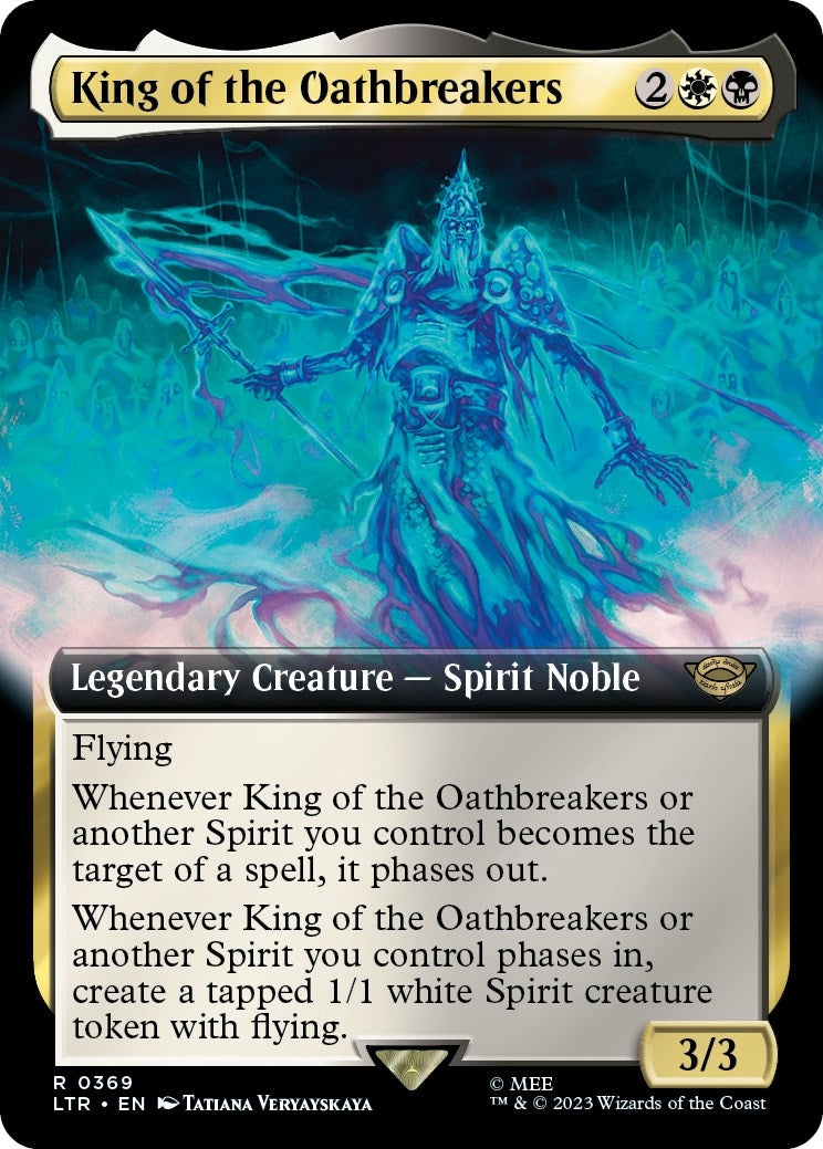 Image for King of the Oathbreakers (Extended Art) (Universes Beyond: The Lord of the Rings: Tales of Middle-earth) (369) - Magic: The Gathering