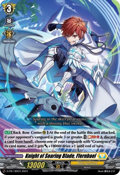 Image for Knight of Soaring Blade, Ffernbael (D Promo Cards) (D-PR/185EN) - Cardfight Vanguard