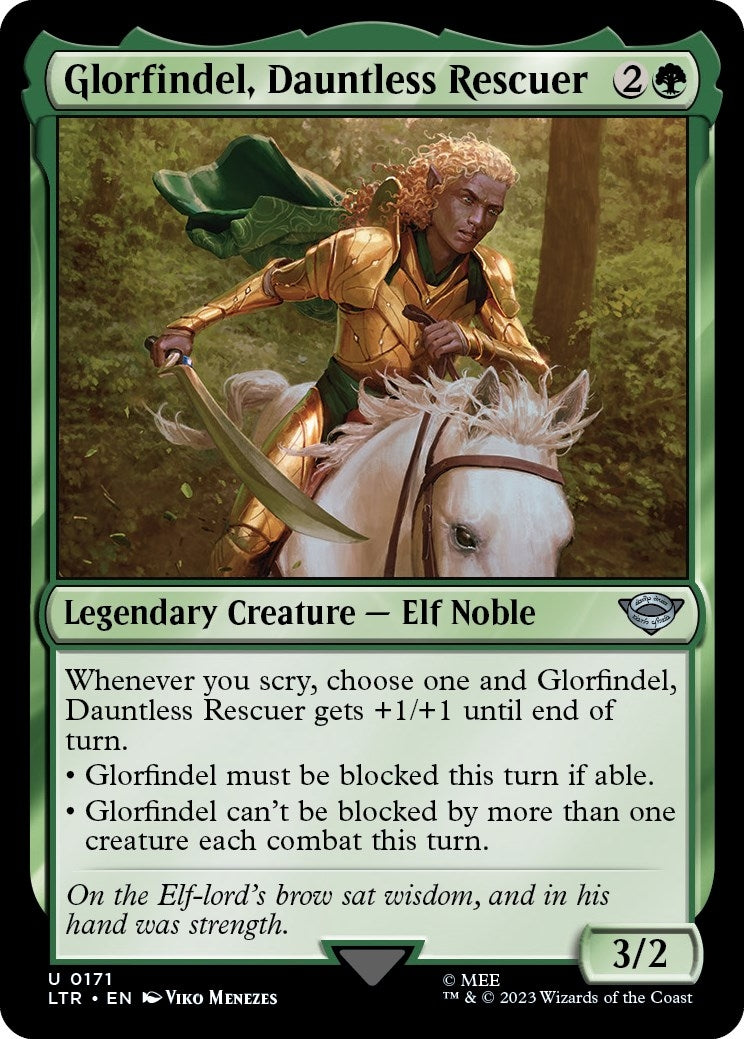 Image for Glorfindel, Dauntless Rescuer (Universes Beyond: The Lord of the Rings: Tales of Middle-earth) (171) - Magic: The Gathering