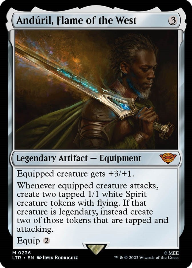 Image for Anduril, Flame of the West (Universes Beyond: The Lord of the Rings: Tales of Middle-earth) (236) - Magic: The Gathering