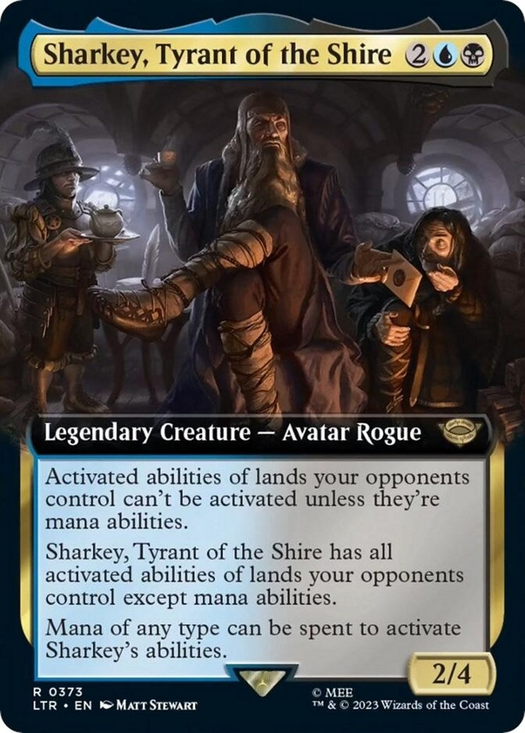 Image for Sharkey, Tyrant of the Shire (Extended Art) (Universes Beyond: The Lord of the Rings: Tales of Middle-earth) (373) - Magic: The Gathering