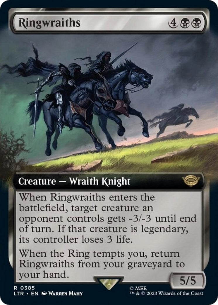 Image for Ringwraiths (Extended Art) (Universes Beyond: The Lord of the Rings: Tales of Middle-earth) (385) - Magic: The Gathering