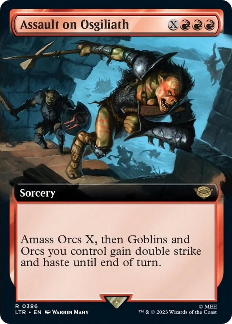 Image for Assault on Osgiliath (Extended Art) (Universes Beyond: The Lord of the Rings: Tales of Middle-earth) (386) - Magic: The Gathering