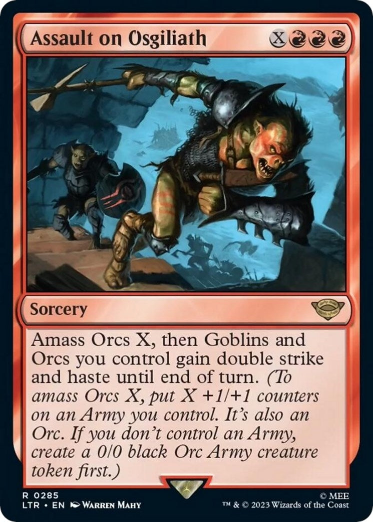 Image for Assault on Osgiliath (Universes Beyond: The Lord of the Rings: Tales of Middle-earth) (285) - Magic: The Gathering