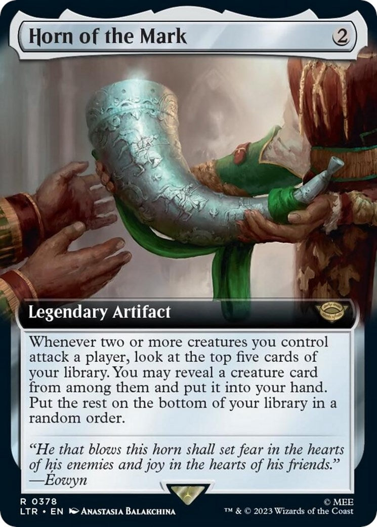 Image for Horn of the Mark (Extended Art) (Universes Beyond: The Lord of the Rings: Tales of Middle-earth) (378) - Magic: The Gathering