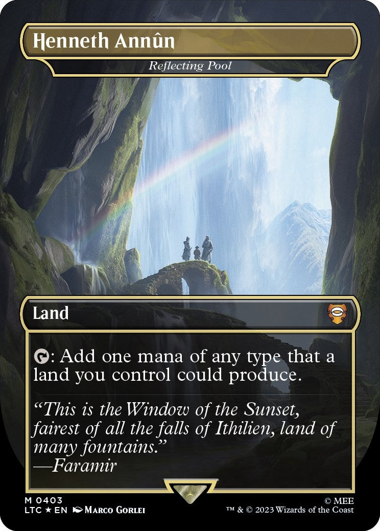 Image for Henneth Annun - Reflecting Pool (Surge Foil) (Commander: The Lord of the Rings: Tales of Middle-earth) (403) - Magic: The Gathering