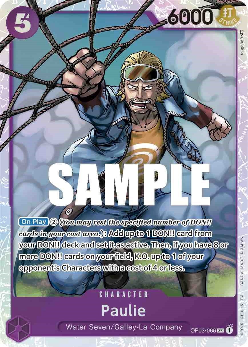 Image for Paulie (Pillars of Strength) (OP03-066) - One Piece Card Game