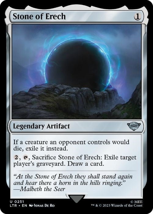 Image for Stone of Erech (Universes Beyond: The Lord of the Rings: Tales of Middle-earth) (251) - Magic: The Gathering