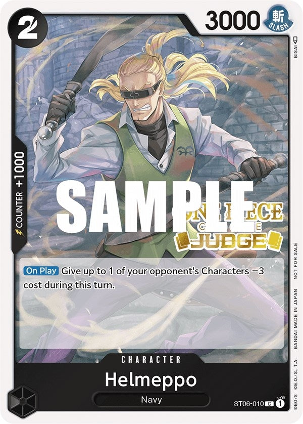 Image for Helmeppo (Judge) (One Piece Promotion Cards) (ST06-010) - One Piece Card Game