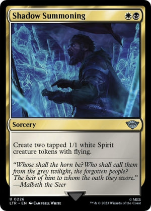 Image for Shadow Summoning (Universes Beyond: The Lord of the Rings: Tales of Middle-earth) (226) - Magic: The Gathering