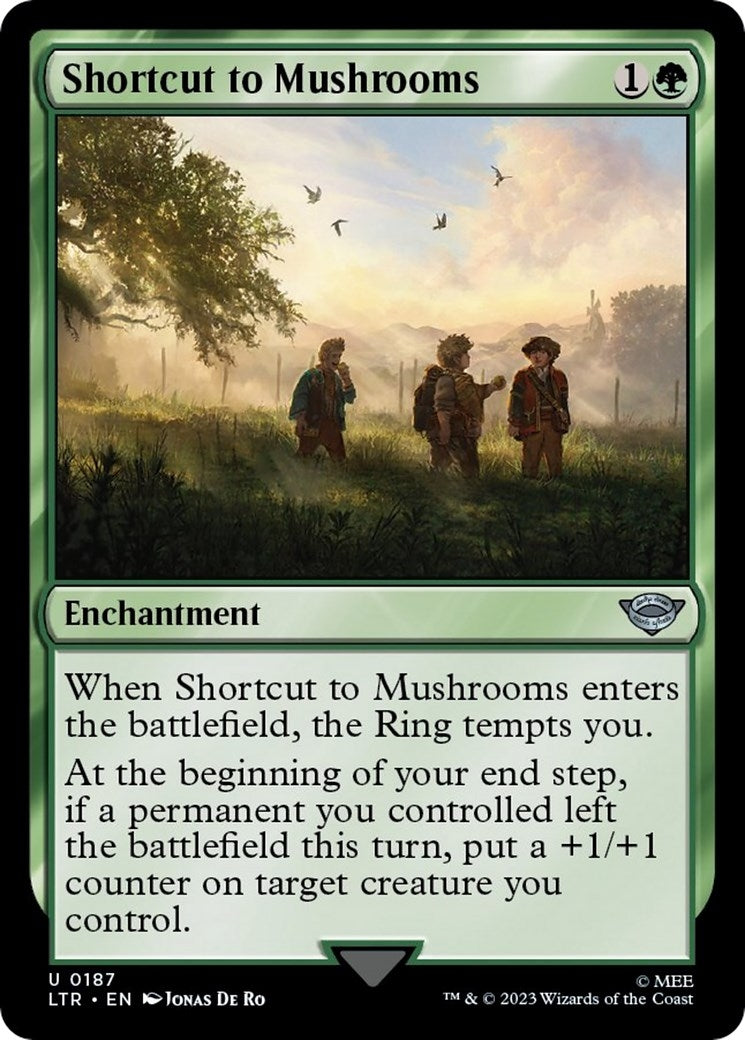 Image for Shortcut to Mushrooms (Universes Beyond: The Lord of the Rings: Tales of Middle-earth) (187) - Magic: The Gathering