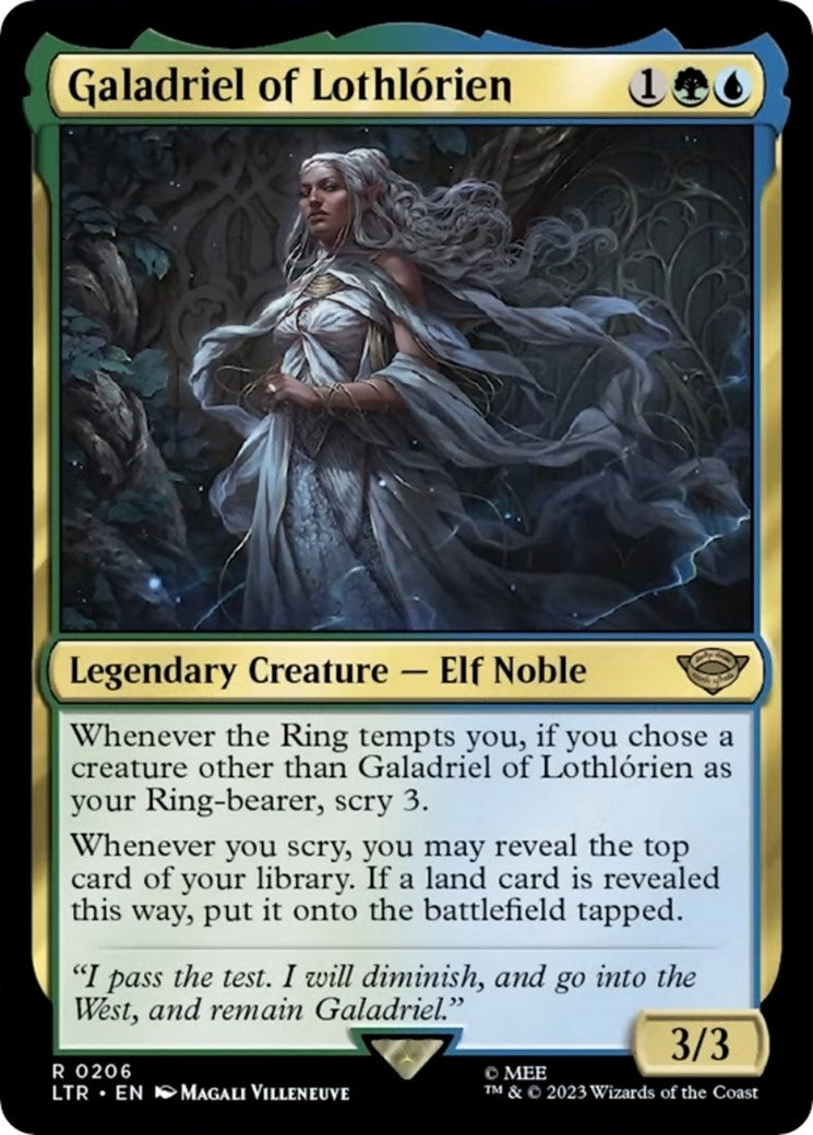 Image for Galadriel of Lothlorien (Universes Beyond: The Lord of the Rings: Tales of Middle-earth) (206) - Magic: The Gathering