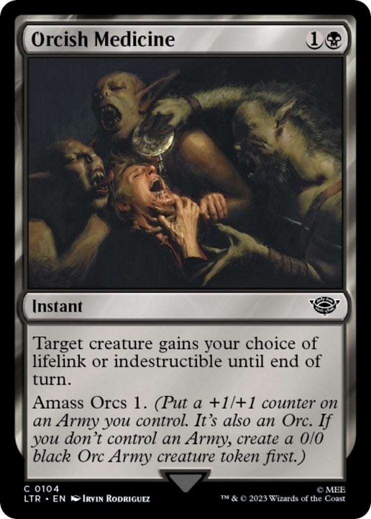 Image for Orcish Medicine (Universes Beyond: The Lord of the Rings: Tales of Middle-earth) (104) - Magic: The Gathering