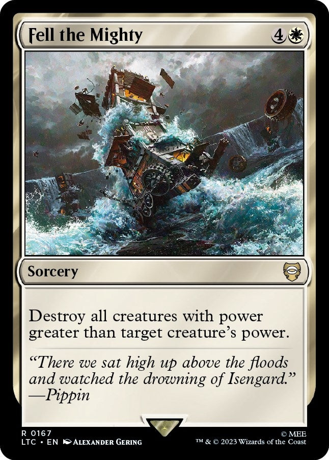 Image for Fell the Mighty (Commander: The Lord of the Rings: Tales of Middle-earth) (167) - Magic: The Gathering