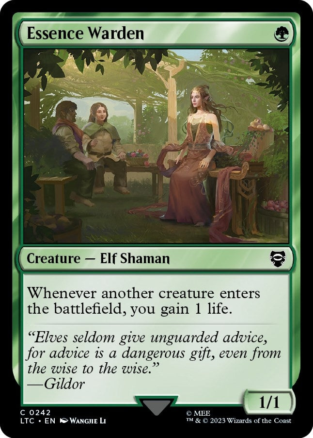 Image for Essence Warden (Commander: The Lord of the Rings: Tales of Middle-earth) (242) - Magic: The Gathering