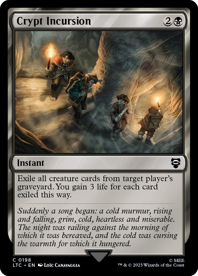 Image for Crypt Incursion (Commander: The Lord of the Rings: Tales of Middle-earth) (198) - Magic: The Gathering