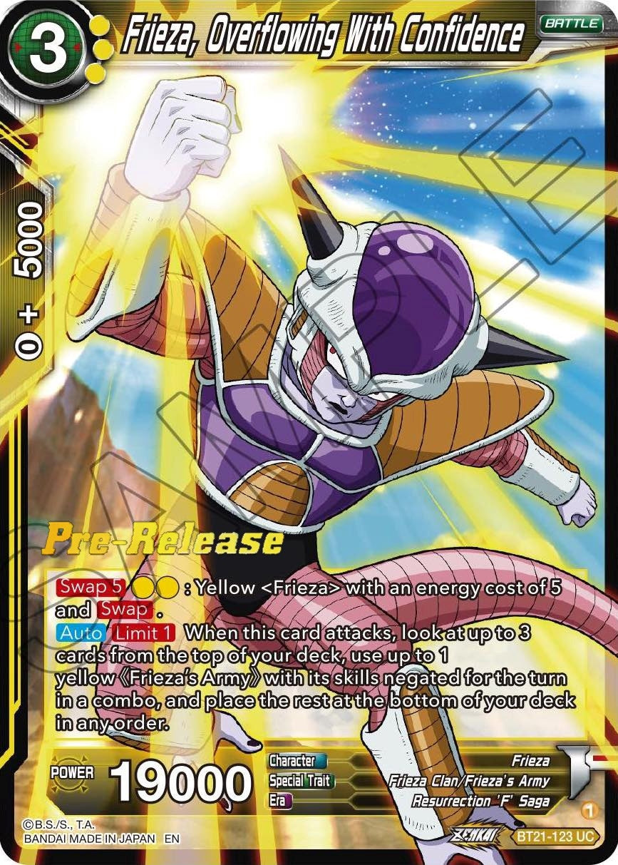 Image for Frieza, Overflowing With Confidence (Wild Resurgence Pre-Release Cards) (BT21-123) - Dragon Ball Super: Masters