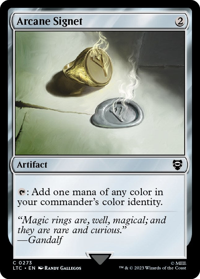 Image for Arcane Signet (Commander: The Lord of the Rings: Tales of Middle-earth) (273) - Magic: The Gathering