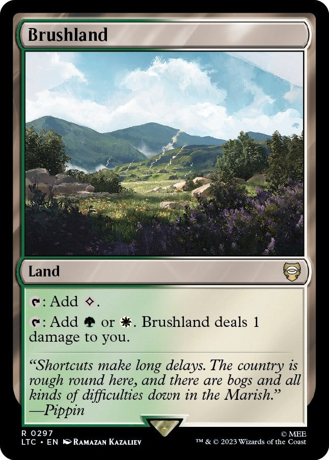 Image for Brushland (Commander: The Lord of the Rings: Tales of Middle-earth) (297) - Magic: The Gathering