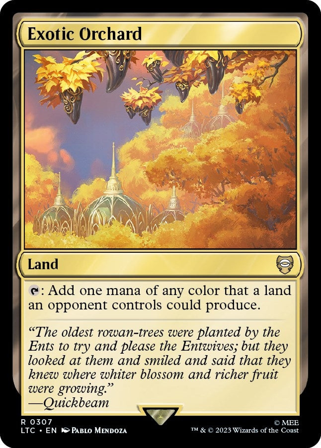 Image for Exotic Orchard (Commander: The Lord of the Rings: Tales of Middle-earth) (307) - Magic: The Gathering