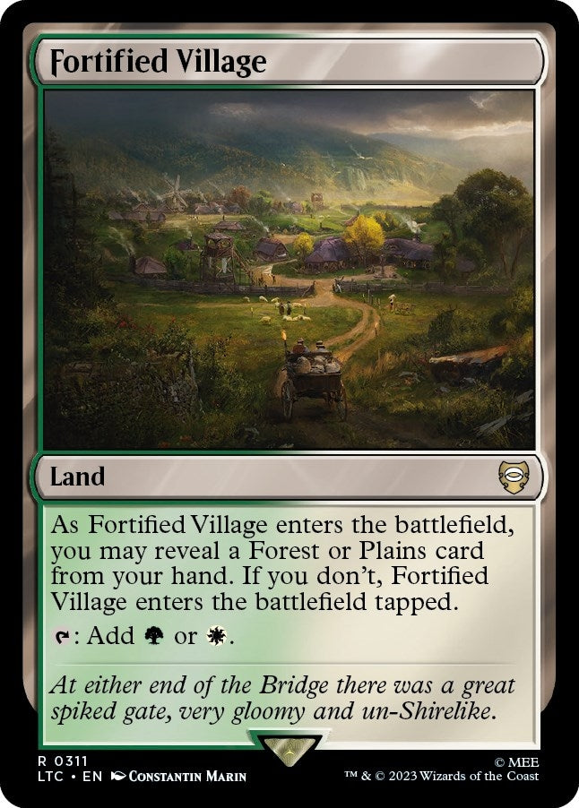 Image for Fortified Village (Commander: The Lord of the Rings: Tales of Middle-earth) (311) - Magic: The Gathering