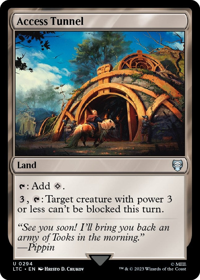 Image for Access Tunnel (Commander: The Lord of the Rings: Tales of Middle-earth) (294) - Magic: The Gathering