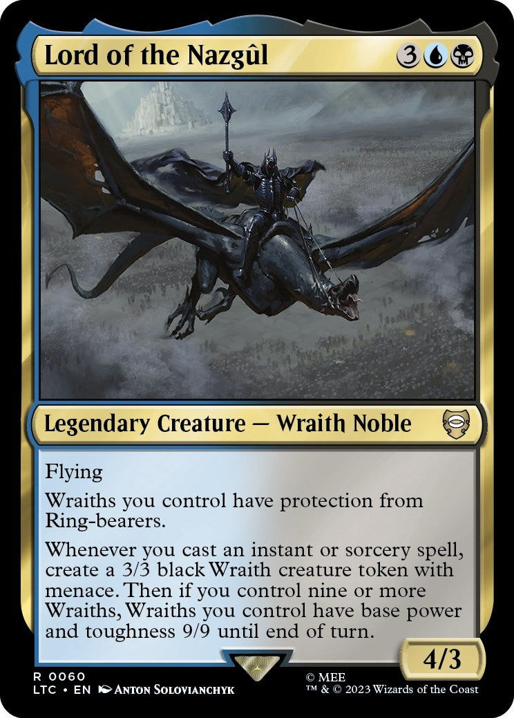Image for Lord of the Nazgul (Commander: The Lord of the Rings: Tales of Middle-earth) (60) - Magic: The Gathering