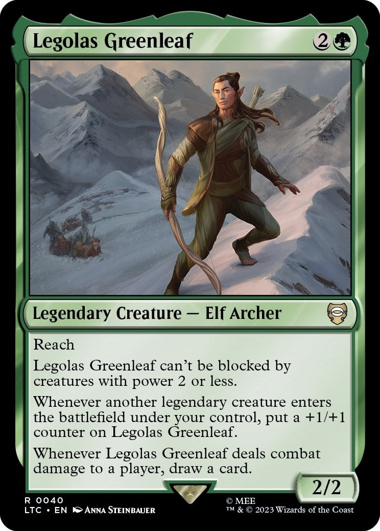 Image for Legolas Greenleaf (Commander: The Lord of the Rings: Tales of Middle-earth) (40) - Magic: The Gathering