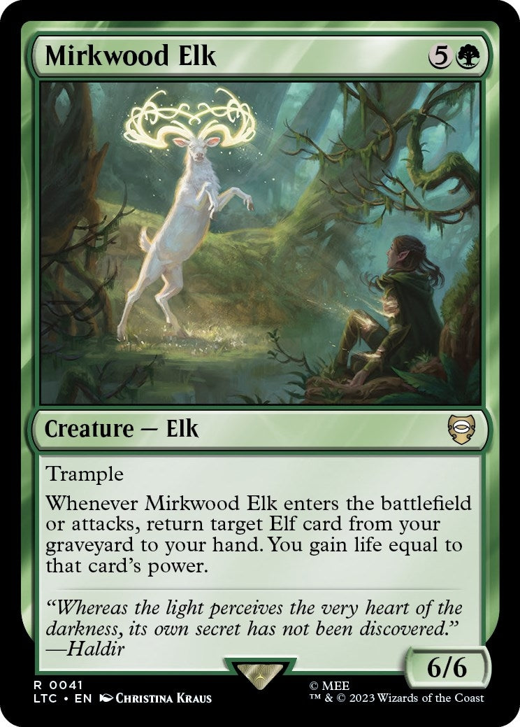 Image for Mirkwood Elk (Commander: The Lord of the Rings: Tales of Middle-earth) (41) - Magic: The Gathering