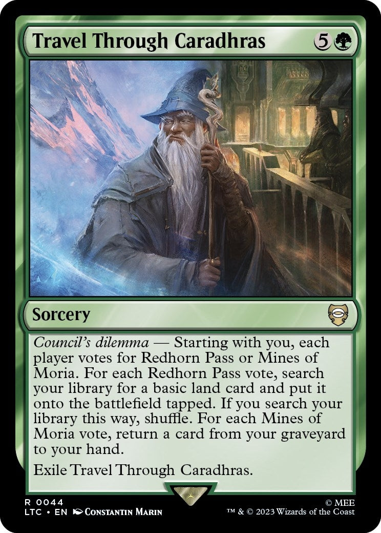 Image for Travel Through Caradhras (Commander: The Lord of the Rings: Tales of Middle-earth) (44) - Magic: The Gathering