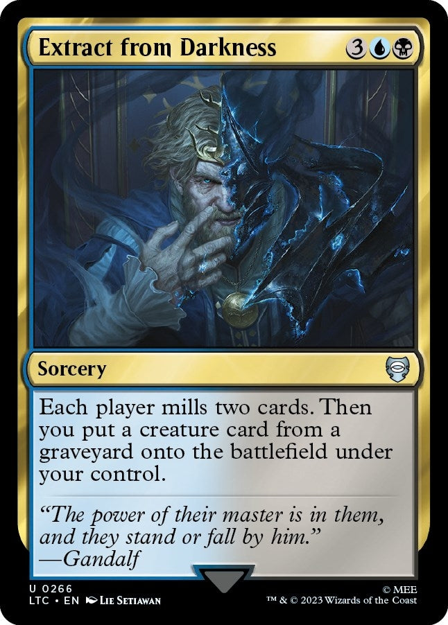 Image for Extract from Darkness (Commander: The Lord of the Rings: Tales of Middle-earth) (266) - Magic: The Gathering
