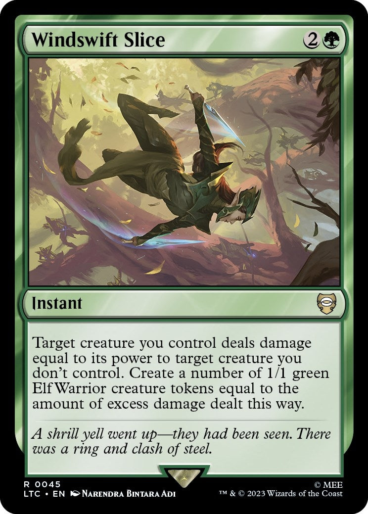 Image for Windswift Slice (Commander: The Lord of the Rings: Tales of Middle-earth) (45) - Magic: The Gathering