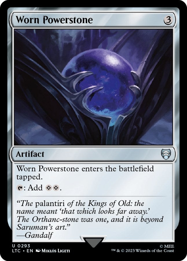 Image for Worn Powerstone (Commander: The Lord of the Rings: Tales of Middle-earth) (293) - Magic: The Gathering