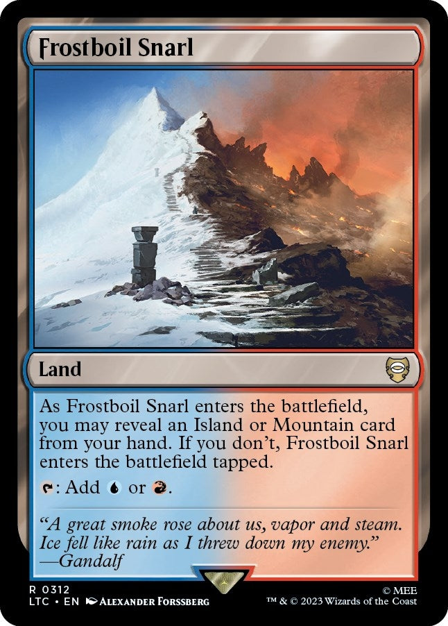 Image for Frostboil Snarl (Commander: The Lord of the Rings: Tales of Middle-earth) (312) - Magic: The Gathering