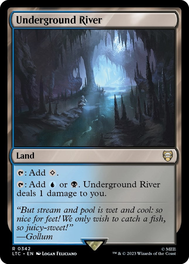 Image for Underground River (Commander: The Lord of the Rings: Tales of Middle-earth) (342) - Magic: The Gathering