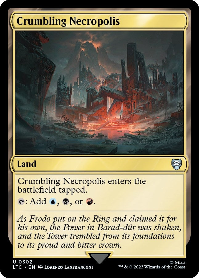Image for Crumbling Necropolis (Commander: The Lord of the Rings: Tales of Middle-earth) (302) - Magic: The Gathering
