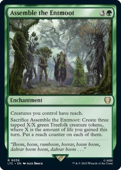 Image for Assemble the Entmoot (Commander: The Lord of the Rings: Tales of Middle-earth) (36) - Magic: The Gathering