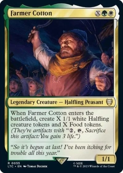Image for Farmer Cotton (Commander: The Lord of the Rings: Tales of Middle-earth) (55) - Magic: The Gathering