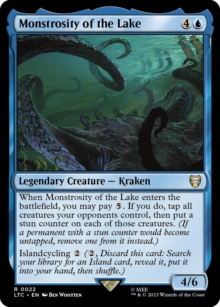 Image for Monstrosity of the Lake (Commander: The Lord of the Rings: Tales of Middle-earth) (22) - Magic: The Gathering
