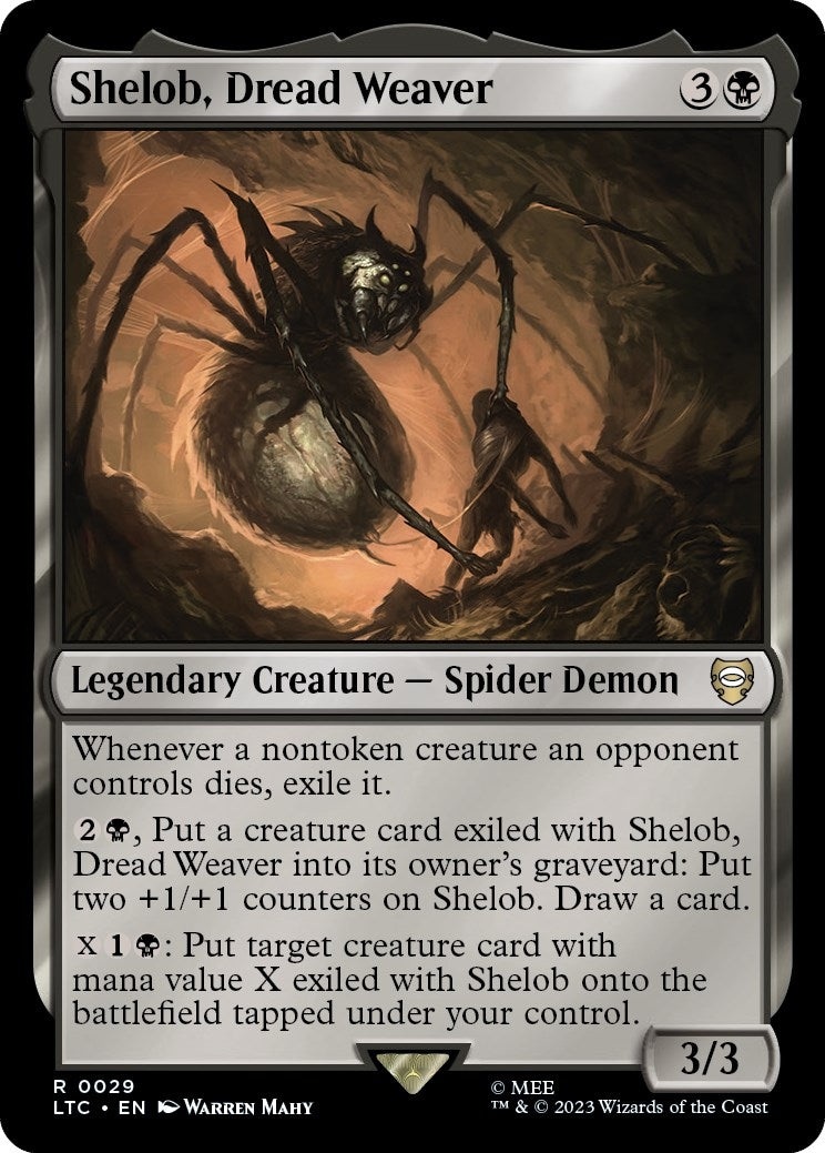 Image for Shelob, Dread Weaver (Commander: The Lord of the Rings: Tales of Middle-earth) (29) - Magic: The Gathering