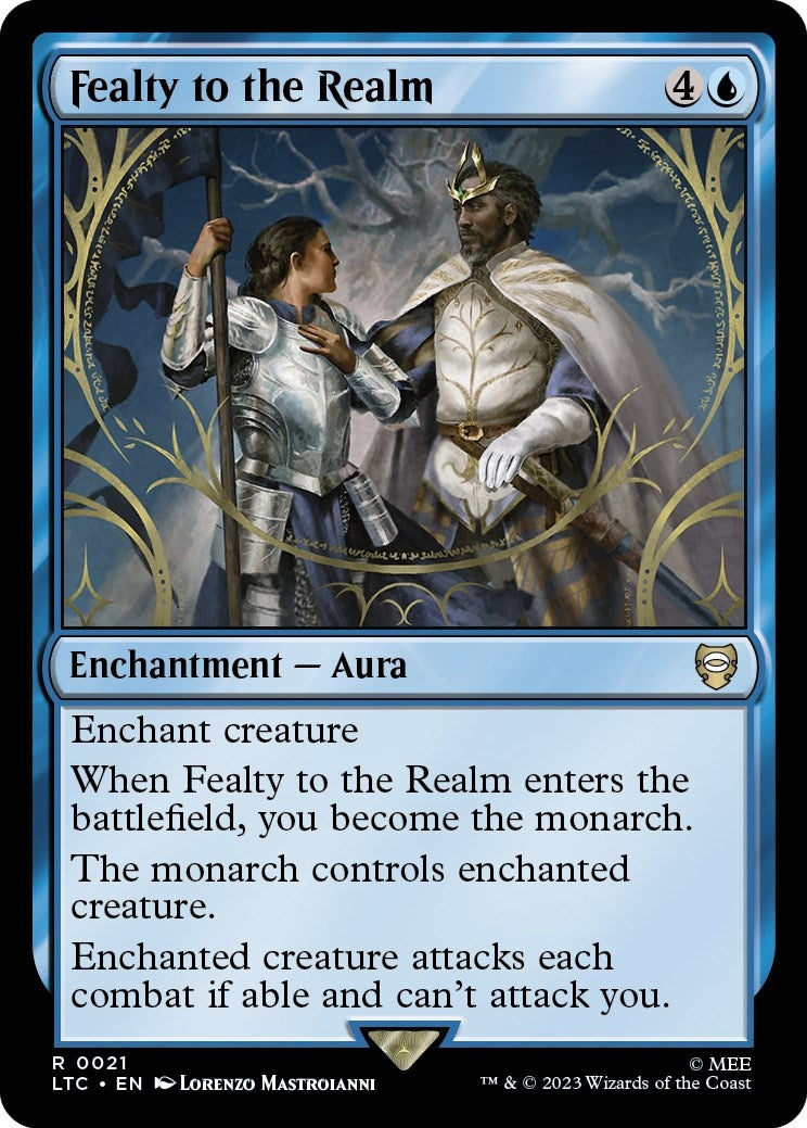 Image for Fealty to the Realm (Commander: The Lord of the Rings: Tales of Middle-earth) (21) - Magic: The Gathering