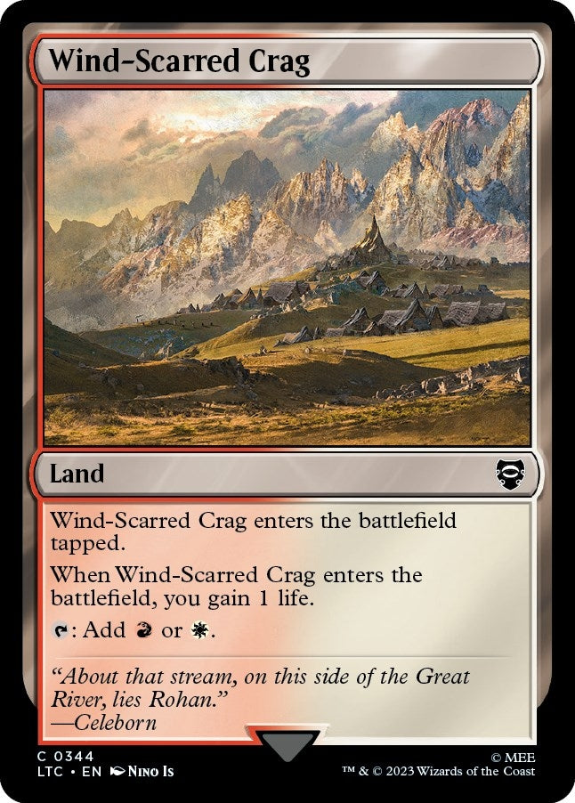 Image for Wind-Scarred Crag (Commander: The Lord of the Rings: Tales of Middle-earth) (344) - Magic: The Gathering