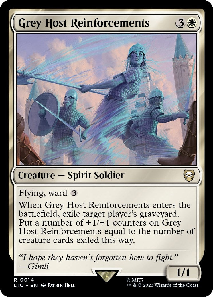 Image for Grey Host Reinforcements (Commander: The Lord of the Rings: Tales of Middle-earth) (14) - Magic: The Gathering
